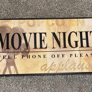 2 Canvas prints home decor wall art. 9.5" X 19.5" X1 1/8". Black metal frame.